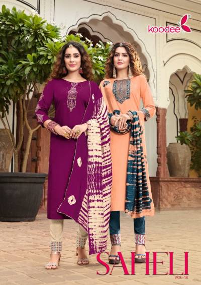 Saheli Vol 16 By Koodee Designer Readymade Salwar Kameez Collection